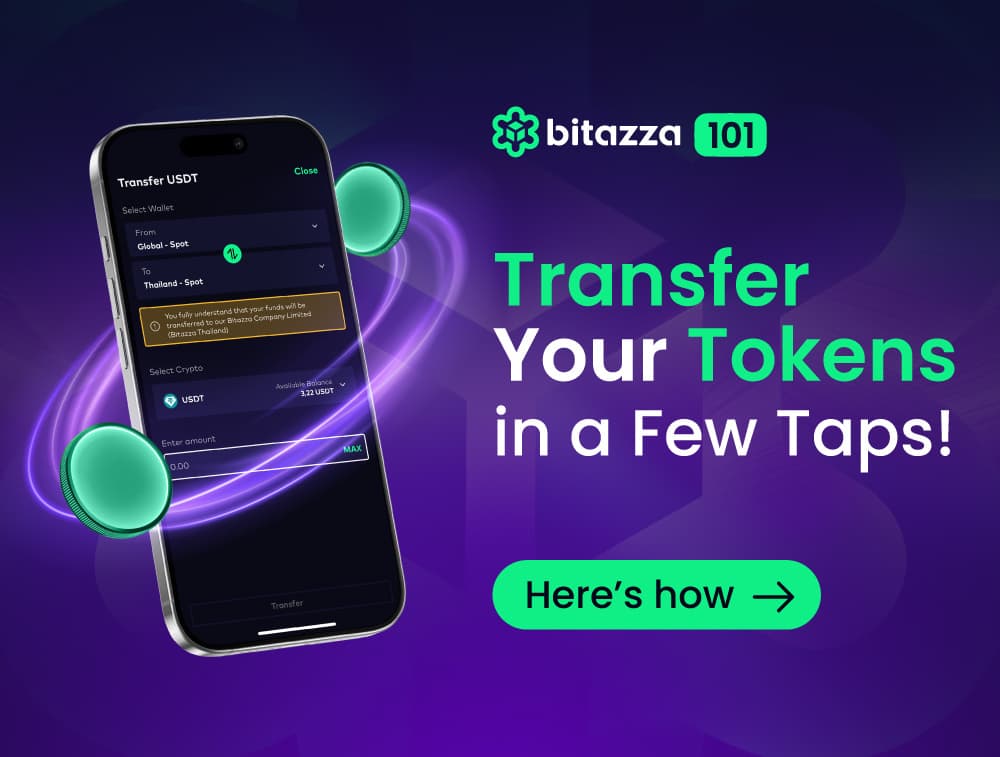 Bitazza 101: How to Transfer Your Tokens Within Bitazza