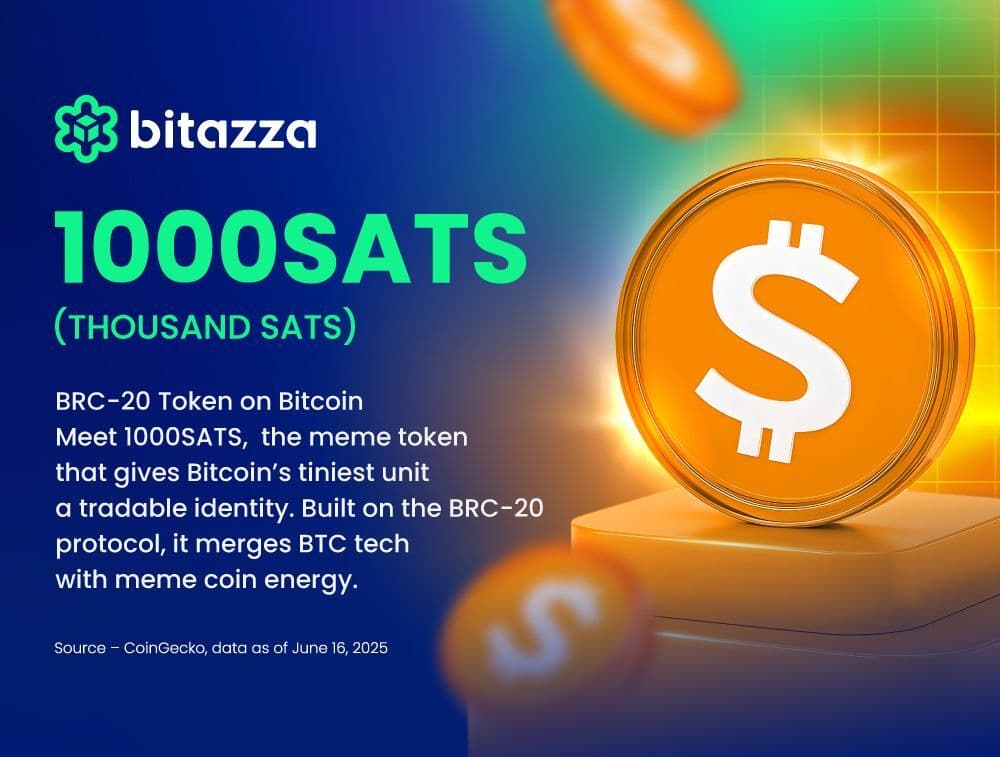 What is 1000SATS? A Meme Token Born from Bitcoin’s Smallest Unit