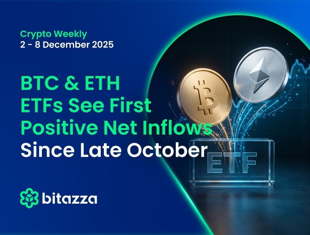 BTC & ETH ETFs See First Positive Net Inflows Since Late October