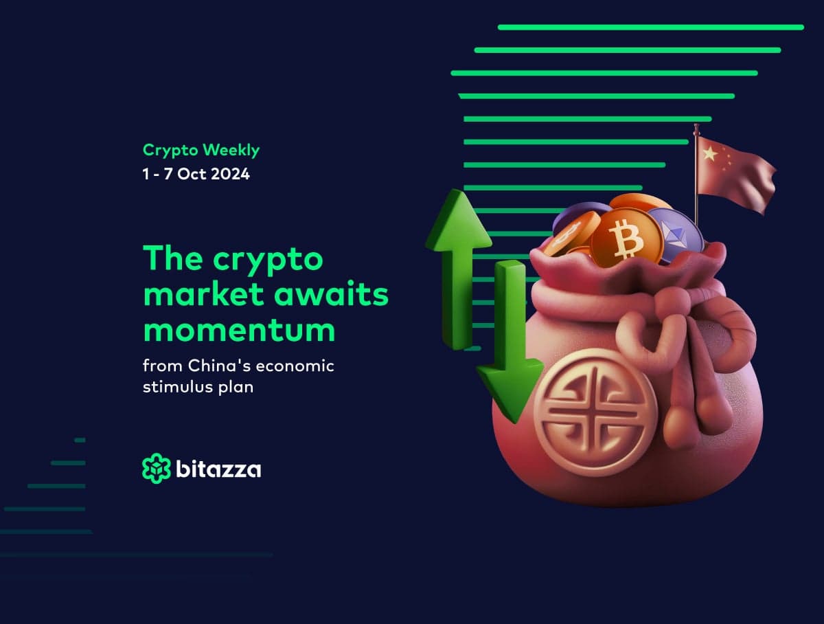 The crypto market awaits momentum from China's economic stimulus plan