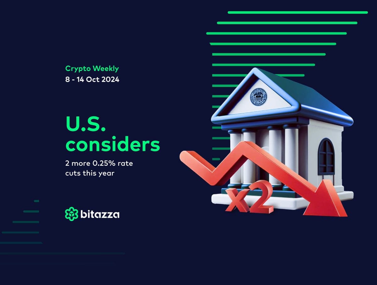 U.S. considers two more 0.25% rate cuts this year.