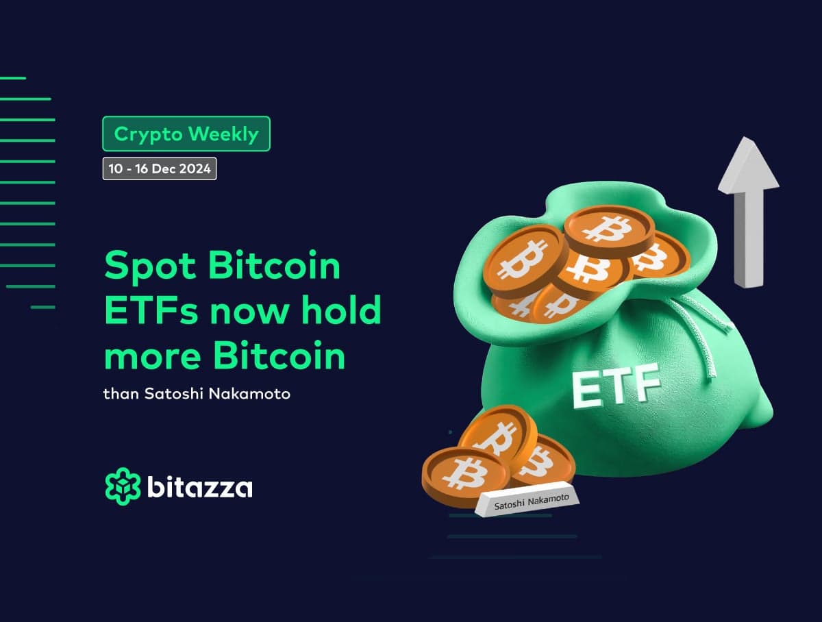 Spot Bitcoin ETFs now hold more Bitcoin than Satoshi Nakamoto