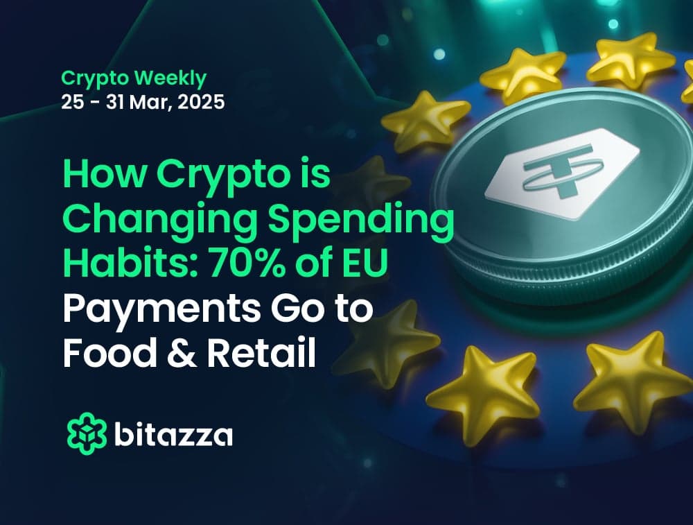 How Crypto is Changing Spending Habits: 70% of EU Payments Go to Food & Retail