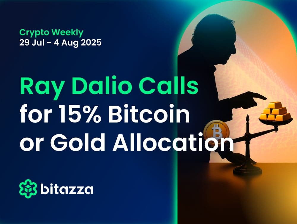 Ray Dalio Calls for 15% Bitcoin or Gold Allocation