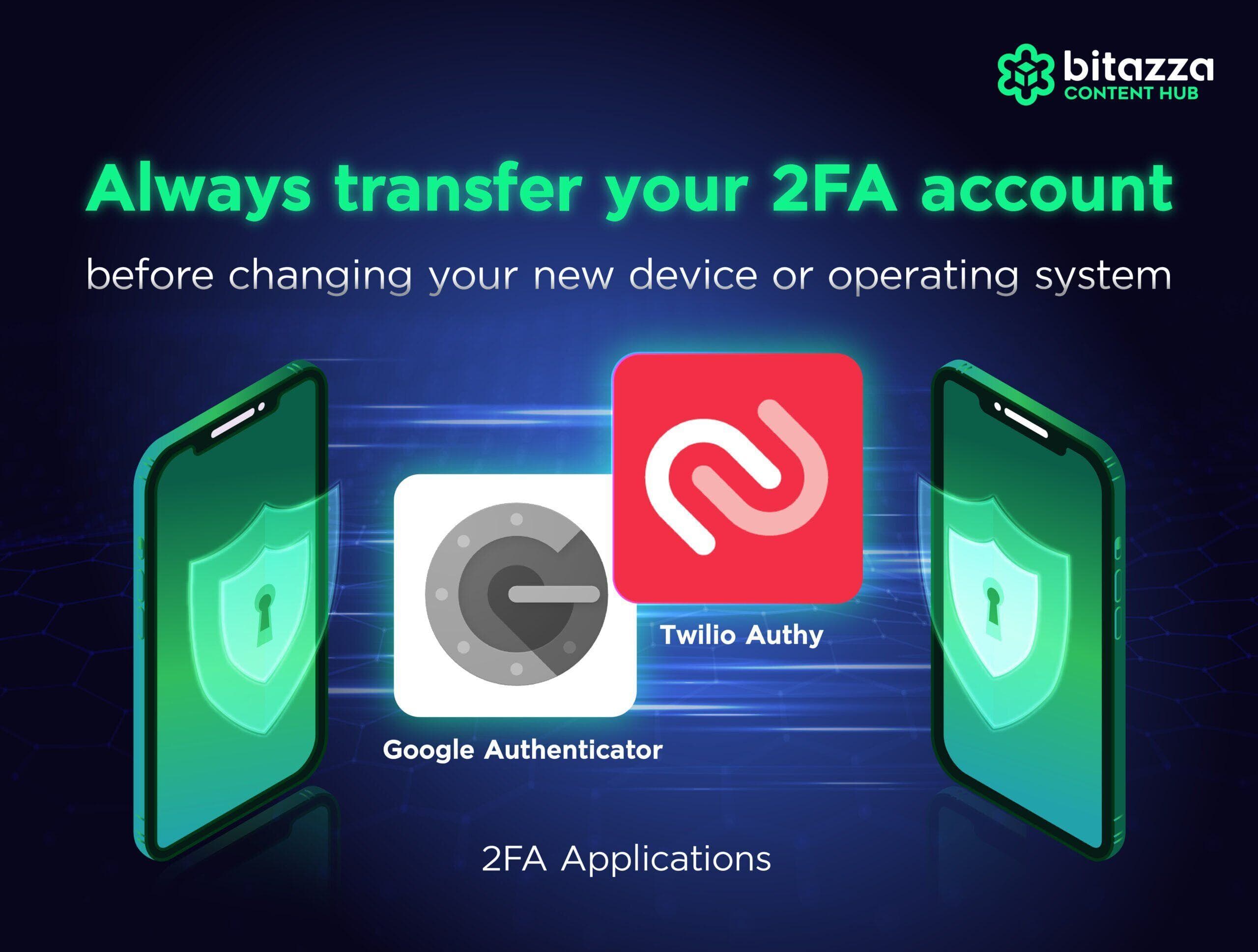 How to transfer 2FA account to a new device