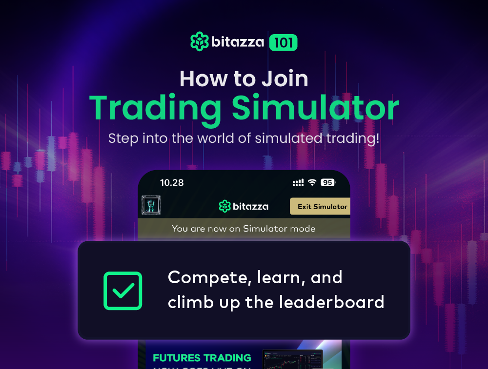 [Bitazza 101] - How to Join Trading Simulator Tournaments_101- CH_Cover